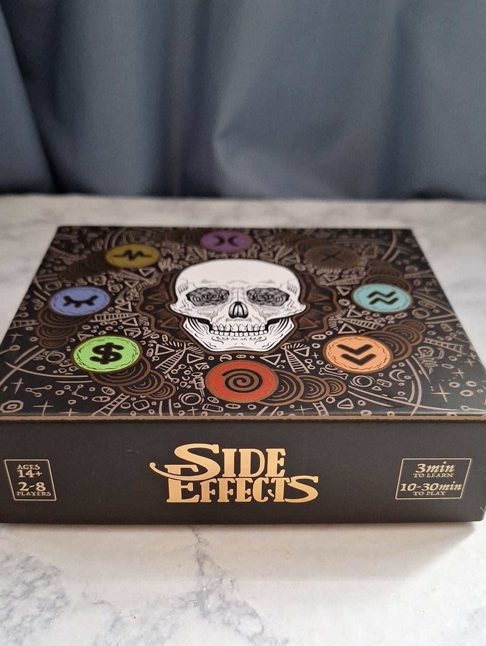 Side Effects Party Board Game - Black